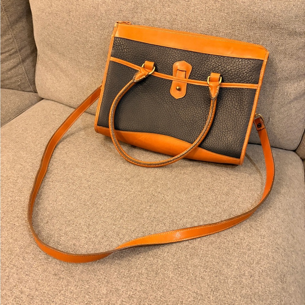 Dooney & Bourke Orange and Gray Shoulder Bag